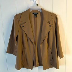 3/4 Sleeve Tan Blazer